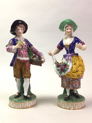 Lot 716 - PAIR OF VIENNA FIGURES