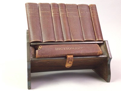 Lot 693 - ROSEWOOD BOOK TROUGH