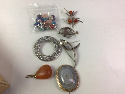 Lot 79 - COLLECTION OF SILVER BROOCHES