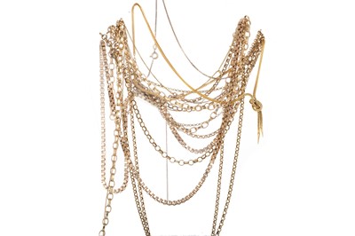 Lot 509 - COLLECTION OF GOLD CHAINS