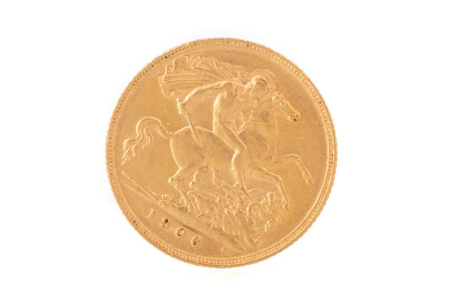 Lot 70 - EDWARD VII GOLD HALF SOVEREIGN