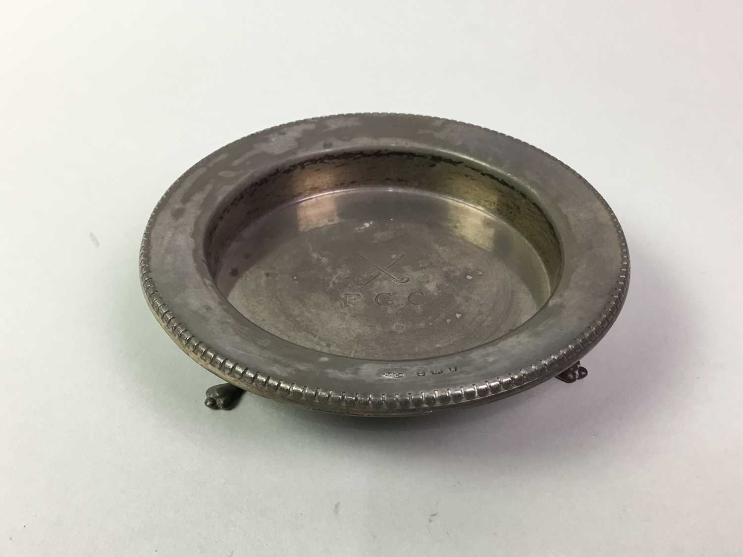 Lot 103 - SILVER ASH TRAY