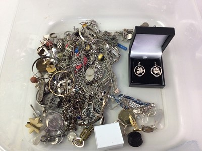 Lot 108 - COLLECTION OF SILVER AND OTHER JEWELLERY