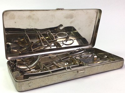Lot 124 - TWO CASED SURGICAL INSTRUMENT SETS
