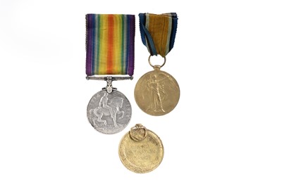 Lot 35 - WWI SERVICE MEDAL PAIR