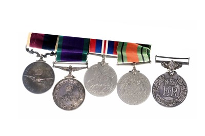 Lot 37 - MEDAL GROUP OF SIX,  EAMON J. MOORE R.A.F.