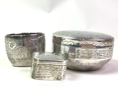 Lot 198 - GROUP OF SILVER