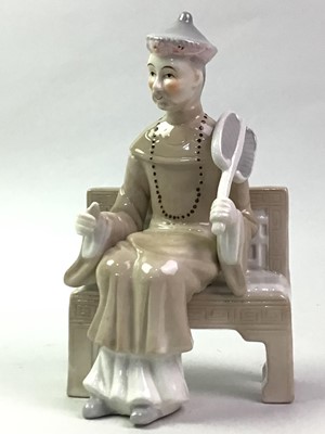 Lot 205 - GROUP OF CERAMIC FIGURE ORNAMENTS