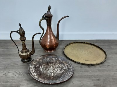 Lot 235 - GROUP OF COPPER AND BRASS WARE