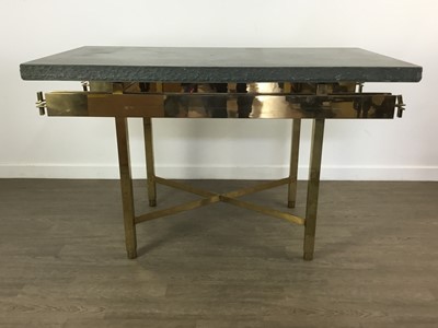 Lot 466 - IN THE MANNER OF MARC DU PLANTIER, MID-CENTURY COMMUNION / CONSOLE TABLE