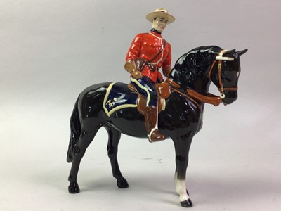 Lot 260 - BESWICK CANADIAN MOUNTIE HORSE FIGURE