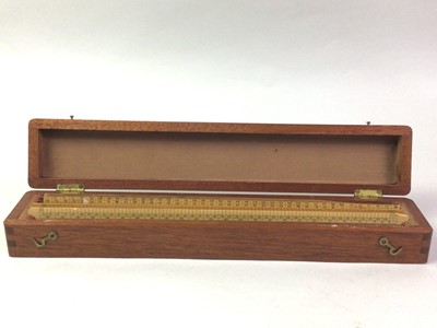 Lot 271 - BOXED SET OF THREE RULERS