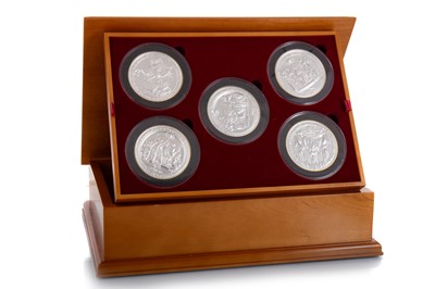 Lot 125 - THE GREAT SEALS OF THE REALM SILVER PROOF SET