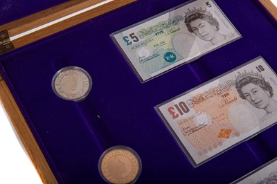 Lot 128 - ELIZABETH II CORONATION ANNIVERSARY CROWN AND BANKNOTE COLLECTION