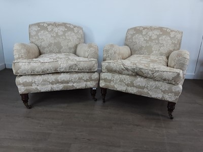 Lot 181 - TWO COUNTRY HOUSE STYLE ARMCHAIRS
