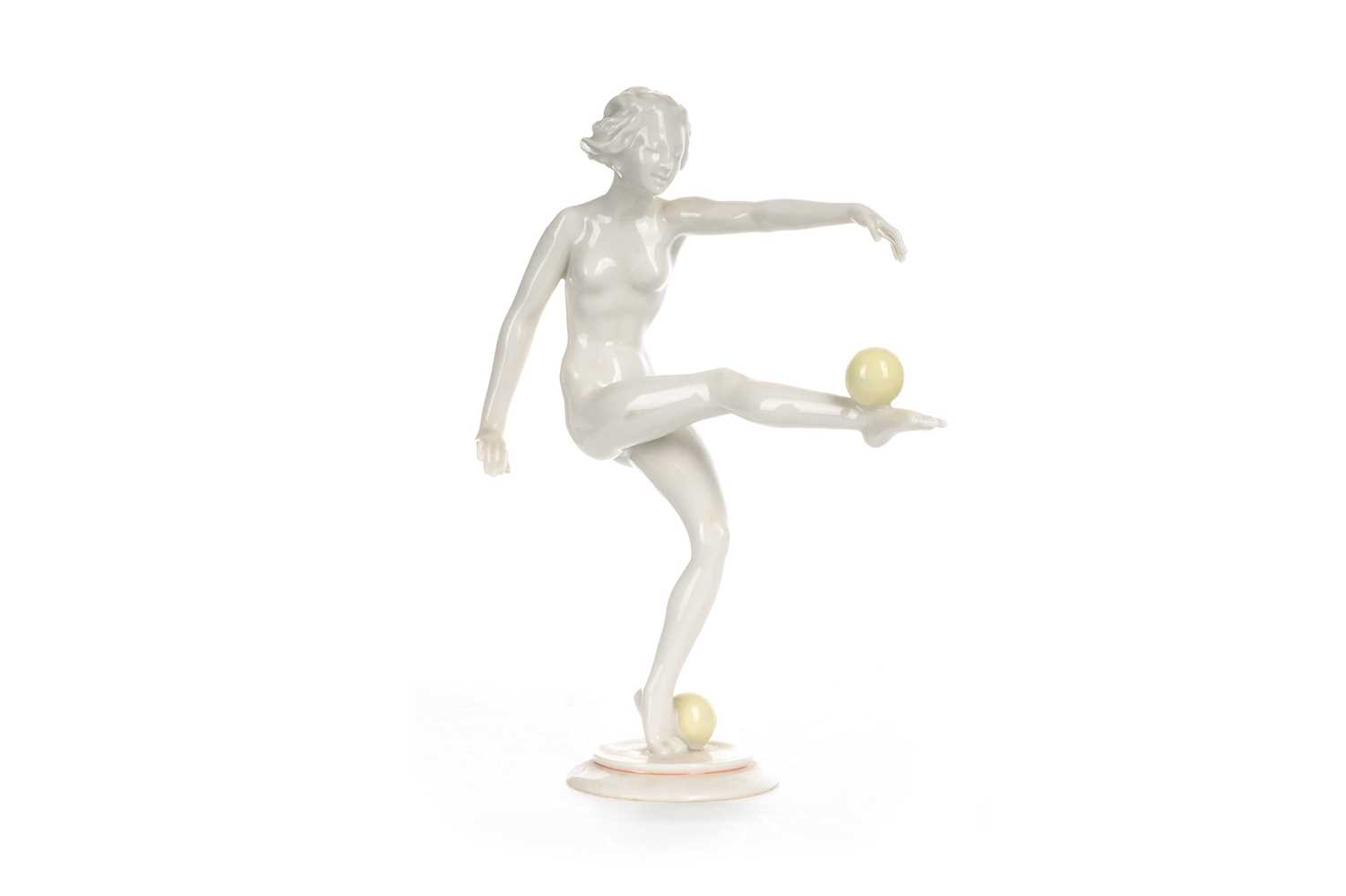 Lot 479 - C. WERNER FOR HUTSCHENREUTHER ART DECO FIGURE