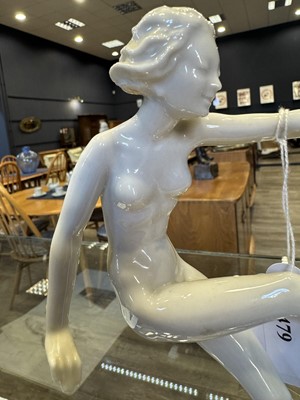 Lot 479 - C. WERNER FOR HUTSCHENREUTHER ART DECO FIGURE