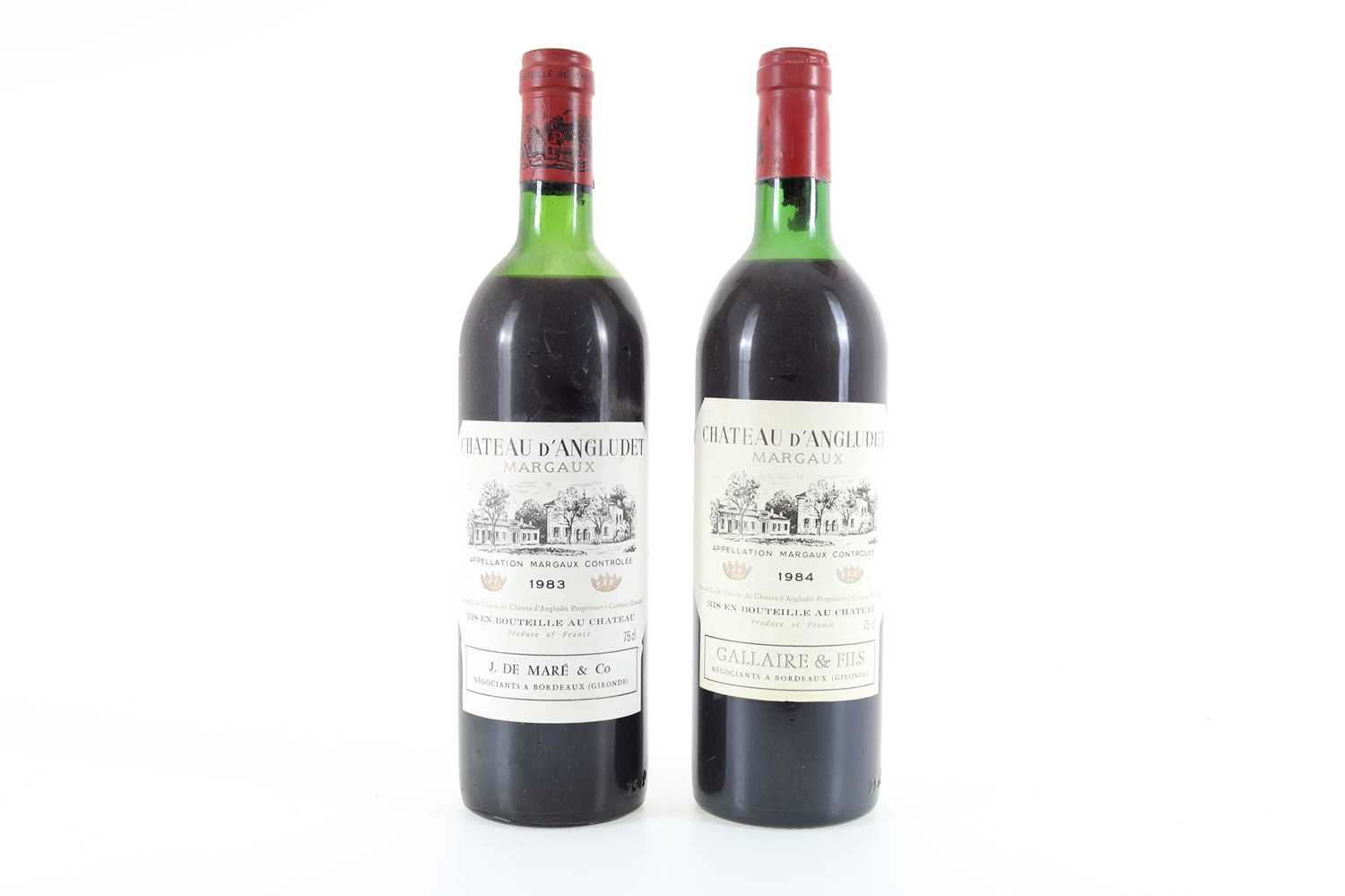 Lot 233 - CHATEAU D'ANGLUDET 1983 AND 1984 MARGAUX