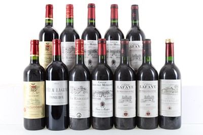 Lot 240 - 12 BOTTLES OF VINTAGE BORDEAUX RED WINE