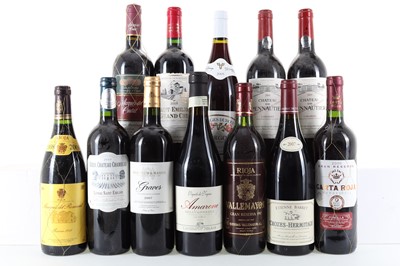 Lot 245 - 12 BOTTLES OF VINTAGE RED WINE