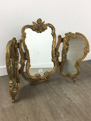 Lot 302 - TRIPLE DRESSING TABLE MIRROR