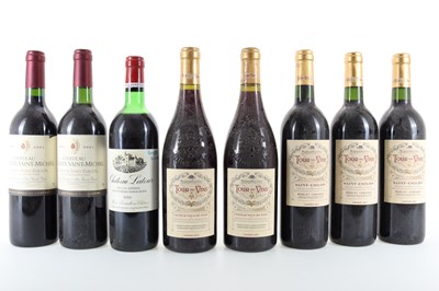 Lot 253 - 8 BOTTLES OF VINTAGE FRENCH RED WINE