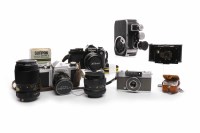 Lot 614 - LOT OF CAMERAS AND ACCESSORIES to comprise...