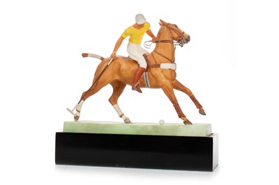 Lot 1328 - DORIS LINDNER FOR ROYAL WORCESTER, THE POLO PLAYER