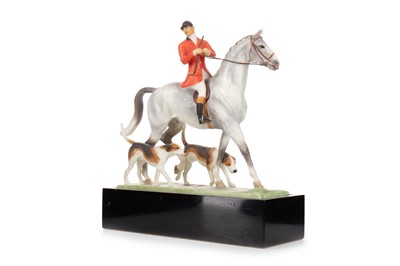 Lot 1329 - DORIS LINDNER FOR ROYAL WORCESTER, HUNTSMAN AND HOUND