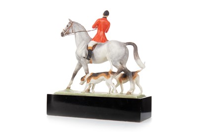 Lot 1329 - DORIS LINDNER FOR ROYAL WORCESTER, HUNTSMAN AND HOUND