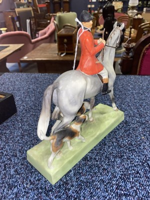 Lot 1329 - DORIS LINDNER FOR ROYAL WORCESTER, HUNTSMAN AND HOUND