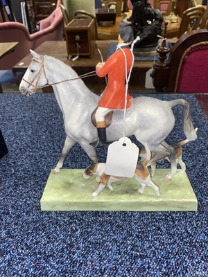 Lot 1329 - DORIS LINDNER FOR ROYAL WORCESTER, HUNTSMAN AND HOUND