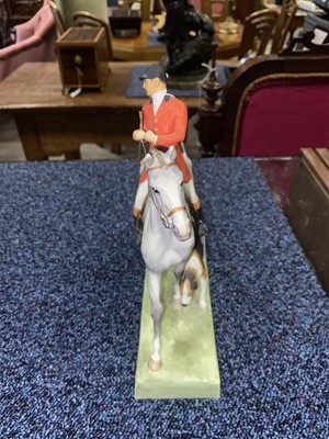 Lot 1329 - DORIS LINDNER FOR ROYAL WORCESTER, HUNTSMAN AND HOUND