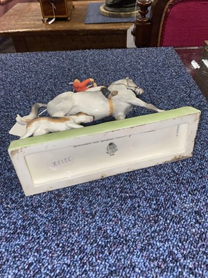 Lot 1329 - DORIS LINDNER FOR ROYAL WORCESTER, HUNTSMAN AND HOUND