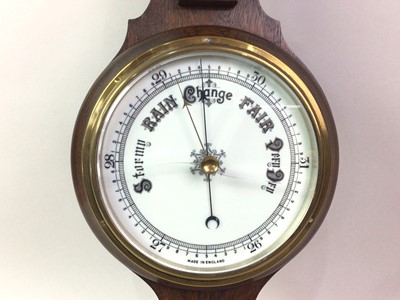 Lot 444 - OAK BAROMETER