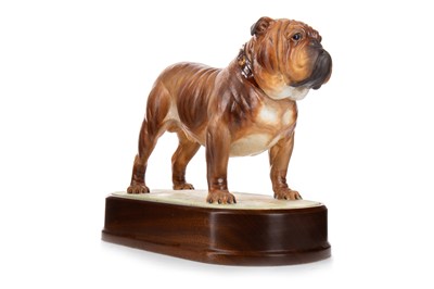 Lot 1355 - DORIS LINDNER FOR ROYAL WORCESTER, THE BULLDOG