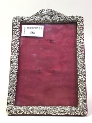 Lot 481 - SILVER PHOTOGRAPH FRAME