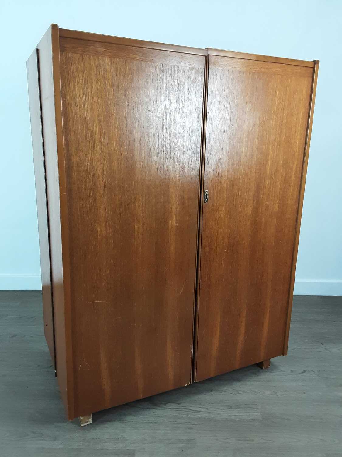 Lot 489 - NEWCRAFT LTD., TEAK METAMORPHIC 'MAGIC BOX' HOME DESK