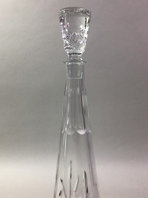 Lot 358 - THOMAS WEBB CONICAL DECANTER