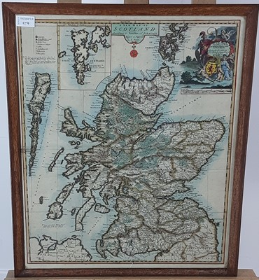 Lot 1270 - A NEW MAP OF SCOTLAND ACCORDING TO GORDON OF STRALOCH