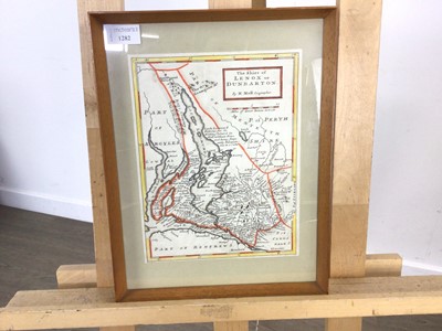 Lot 1282 - MAP OF LENOX OR DUMBARTON