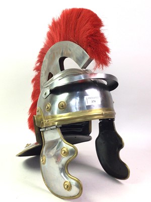 Lot 379 - HAND FORGED ROMAN CENTURION HELMET