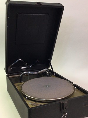 Lot 384 - PICNIC GRAMOPHONE