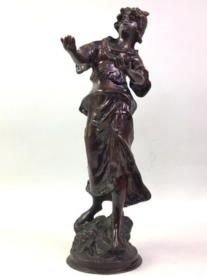 Lot 508 - BRONZE FIGURE