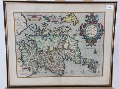 Lot 1294 - MAP OF SCOTLAND