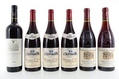 Lot 65 - 6 BOTTLES OF VINTAGE RED WINE