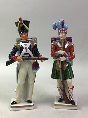 Lot 588 - GROUP OF CERAMIC FIGURES