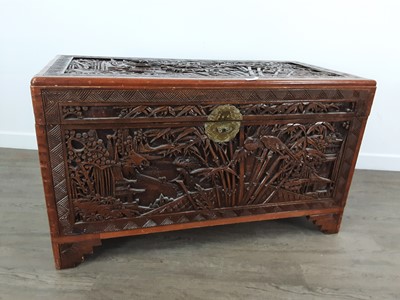 Lot 518 - CHINESE BLANKET CHEST