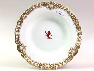 Lot 582 - TWO DECORATIVE PLATES