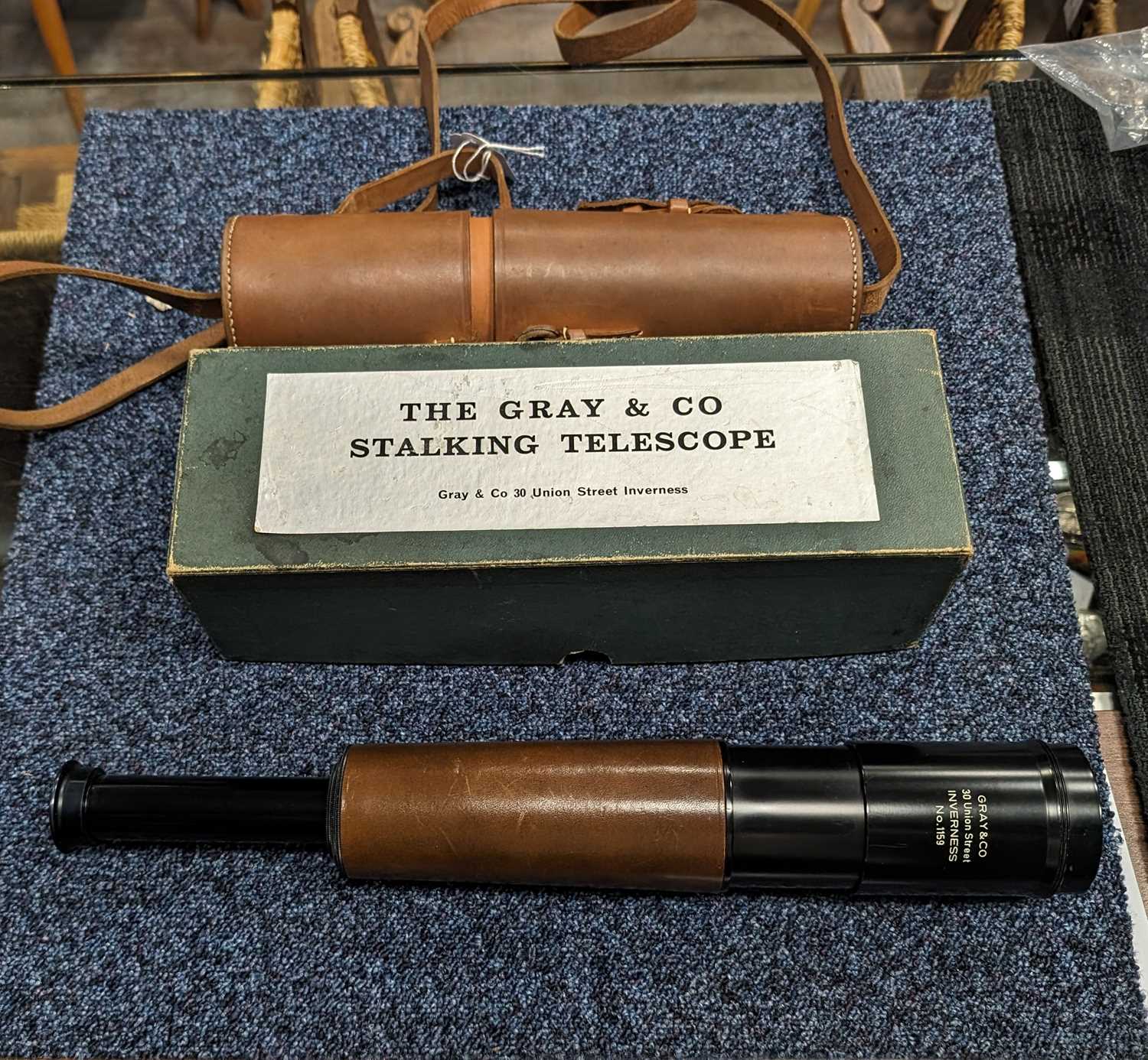 Lot 49 - THE GRAY & CO. STALKING TELESCOPE